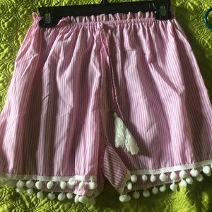 High waisted tie from shorts